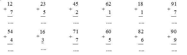  Bài tập cuối tuần Toán lớp 1 Kết nối tri thức Tuần 25 có đáp án (ảnh 1)