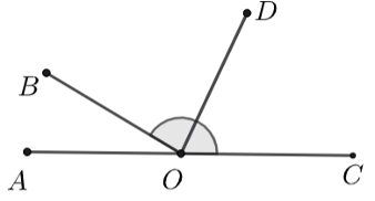 Cho AOB và BOC là hai góc kề bù (ảnh 1)