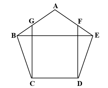Thực hiện các yêu cầu sau.  a) Viết tên các cặp đoạn thẳng vuông góc với nhau (ảnh 1)