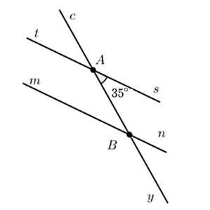 Cho hình vẽ dưới đây. Biết rằng \(ts song song mn\). (ảnh 1)