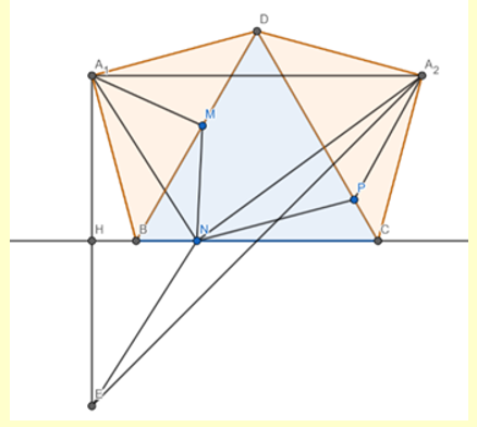 Có 6 thanh thép, trong đó 3 thanh có độ dài 3m, 3 thanh có độ dài 3 căn 2 (ảnh 2)