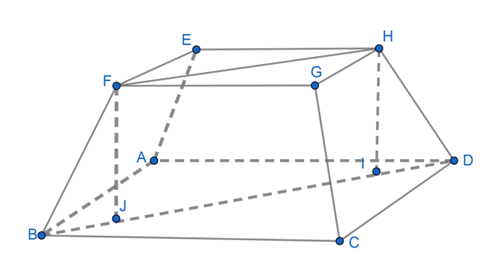 [VD] Người ta x&acirc;y dựng một ch&acirc;n th&aacute;p bằng b&ecirc; t&ocirc;ng c&oacute; dạng khối ch&oacute;p cụt tứ gi&aacute;c đều (ảnh 2)