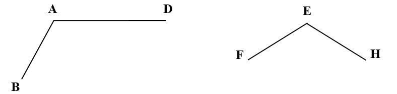 Xác định điểm D để có hình bình hành ABCD, điểm G để có hình thoi EFGH. (ảnh 1)