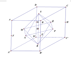 Cho hình lập phương ABCD.A'B'C'D' có cạnh bằng a (ảnh 1)