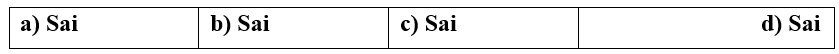 Các mệnh đề sau đúng hay sai? (ảnh 1)