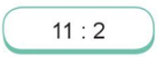 Chia nhẩm rồi thử lại bằng phép nhân (theo mẫu): 11 : 2 (ảnh 1)