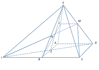 Cho hình chóp  có đáy ABCD là hình bình hành (ảnh 1)