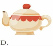 Hình nào là cái ấm trà? (ảnh 4)