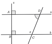 Cho hình vẽ sau, biết góc  {ADC} = 60 độ     Hỏi số đo \(x\) bằng bao nhiêu độ? (ảnh 1)