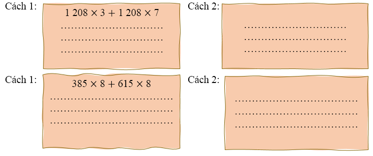 Tính bằng hai cách (ảnh 1)