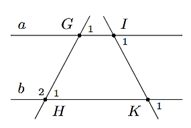 Cho hình vẽ, biết  G1 = 50 độ , góc I1 = 60 độ , góc K1=60 độ (ảnh 1)