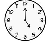 Bây giờ là 5 giờ đúng. Biết rằng sau ít nhất x phút nữa thì kim phút và kim giờ tạo thành hai tia vuông góc với nhau. Hỏi x gần nhất với giá trị nào trong các giá trị dưới đây? (ảnh 1)