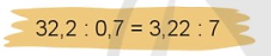 Tìm lỗi sai rồi sửa lại cho đúng: 32,2 : 0,7 (ảnh 1)