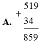 Phép tính nào dưới đây đặt tính đúng? (ảnh 2)
