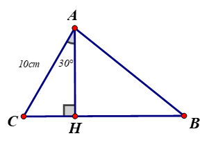 Cho tam giác\(ABC,\) đường cao AH ( H thuộc BC )  (ảnh 1)