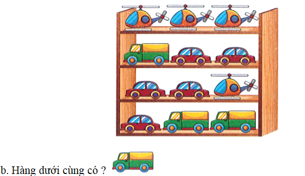  Bài tập cuối tuần Toán lớp 1 Kết nối tri thức Tuần 17 có đáp án (ảnh 1)