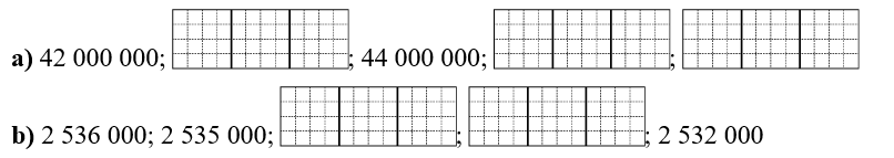 Số? vào ô trống a) 42 000 000 (ảnh 1)