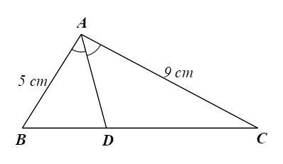 Cho hình vẽ bên. Tỉ số BD/BC bằng (ảnh 1)