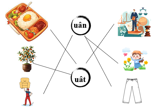 Nối đúng các hình sau: (ảnh 2)