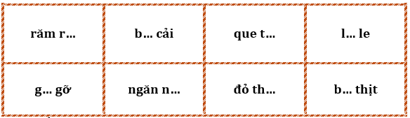 Điền vần ăm, ăp và dấu thanh vào chỗ trống rồi viết lại các từ.  (ảnh 1)