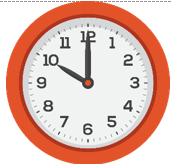 Bây giờ là 10 giờ đúng. Khi kim phút và kim giờ tạo với nhau thành một đường thẳng thì lúc đó là khoảng: (ảnh 1)