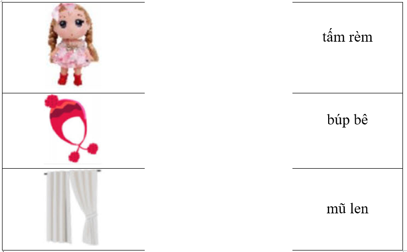 Hãy ghép hình ảnh với từ tương ứng. (ảnh 1)