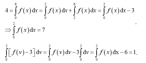 Biết \(f(x)\) là hàm số liên tục trên \(R\) và f(x) dx = 4 (ảnh 1)