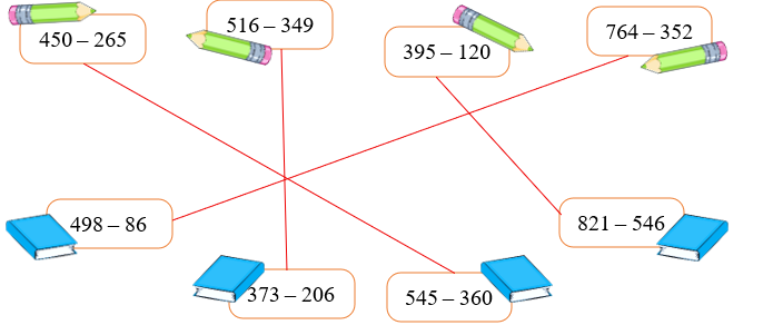 Em hãy nối các phép tính có cùng kết quả: (ảnh 2)