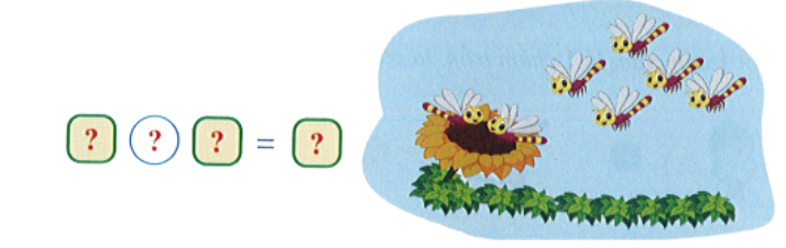 Phép tính thích hợp với bức tranh là: (ảnh 1)