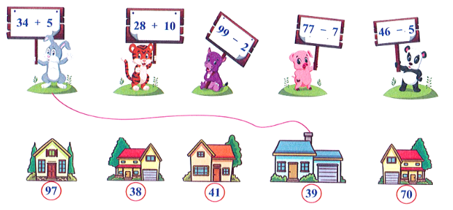 Nối ( theo mẫu): (ảnh 1)