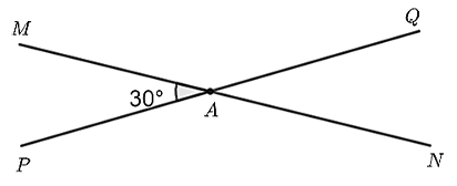 Hai đường thẳng (MN) và (PQ) cắt nhau tại (ảnh 1)