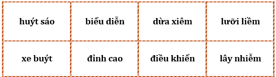 Điền vần iêu, uyt, iêm và dấu thanh vào chỗ trống rồi viết lại các từ. (ảnh 2)