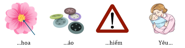 Điền vần từ dưới hình sao phù hợp. (ảnh 1)