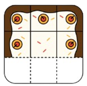 Hình vẽ nào dưới đây đã tô màu 7/9 hình?  (ảnh 2)