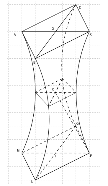 Một tòa nhà có kiến cấu như hình bên dưới. Biết rằng chiều cao tòa nhà (ảnh 2)