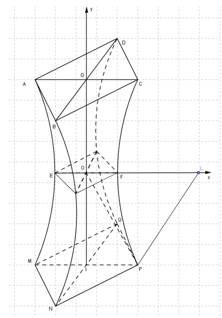 Một tòa nhà có kiến cấu như hình bên dưới. Biết rằng chiều cao tòa nhà (ảnh 3)