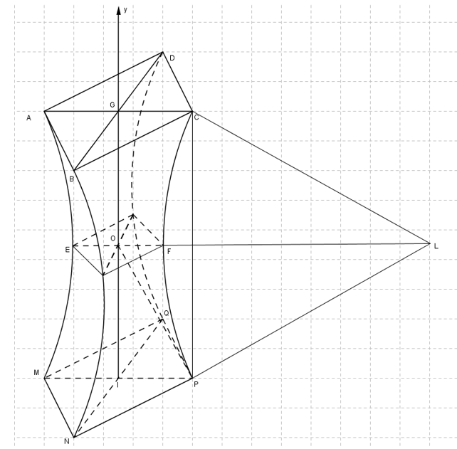 Một tòa nhà có kiến cấu như hình bên dưới. Biết rằng chiều cao tòa nhà (ảnh 4)