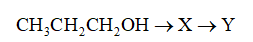 Biết X, Y là sản phẩm chính. Vậy công thức cấu tạo của X và Y lần lượt là (ảnh 1)