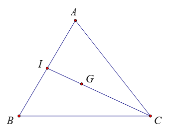 Cho tam giác đều \(ABC\) cạnh \(5\sqrt 3 \) có \(G\) là trọng tâm (ảnh 1)