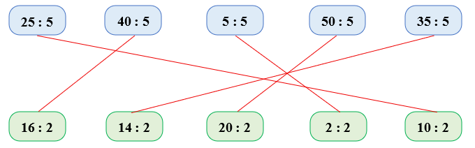 Nối phép tính đúng (ảnh 2)