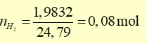 Cho 6,44 gam hỗn hợp 2 alcohol tác dụng hết với K thấy thoát ra 1,9832 lít H2 (đkc) (ảnh 1)