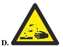 Biển báo nào dưới đây cảnh báo khu vực từ trường? (ảnh 4)