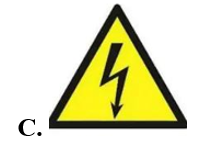 Biển báo nào dưới đây cảnh báo khu vực có từ trường? (ảnh 3)