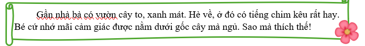 Tìm tiếng có chứa vần “ay” hoặc “ây” trong đoạn văn sau: (ảnh 1)