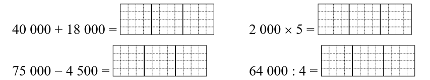 Tính nhẩm. 40 000 + 18 000 (ảnh 1)