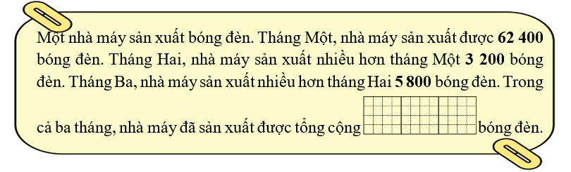 Điền số thích hợp vào ô trống. (ảnh 1)