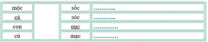Nối đúng rồi viết lại từ ngữ: (ảnh 1)