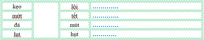 Nối đúng rồi viết lại từ ngữ: (ảnh 1)