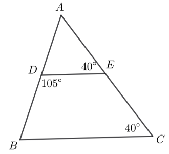 Cho hình bên. Số đo góc ABC bằng bao nhiêu? (ảnh 1)