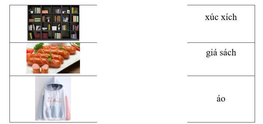 Hãy ghép hình ảnh với từ tương ứng. (ảnh 1)